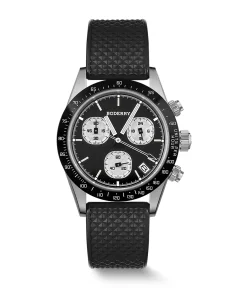 Boderry GOLDACE 100M WR Titanium Mecha-Quartz Chronograph Watch Black