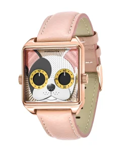 Happiewatch The Duchess – Pink Bulldog Watch for Bold Queens