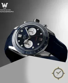 ADAMASCUS AD8 Chronograph Blue-White