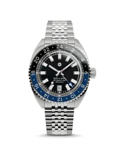 Jack Mason Strat-o-timer GMT Dark Night (Sapphire Bezel)
