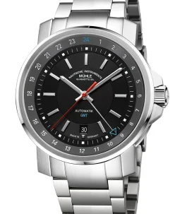 Mühle Glashütte 29er Big GMT with metal bracelet
