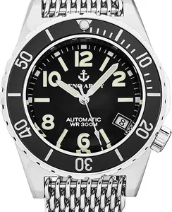 Zeno-Watch Basel Army Diver Automatic mesh