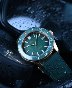 Aquatico Bronze Star Dive Watch Green Dial