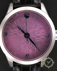 5280 Watch Company Antero Raspberry Grade 5 Anodized Niobium Dial