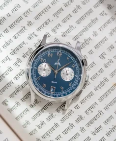Delhi Watch Company DWC Devanagari Chronograph Blue