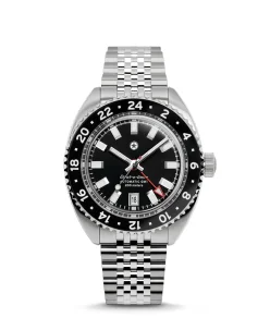 Jack Mason Strat-o-timer GMT Black Tie