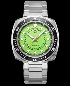 MMI Watches CUTTLECHRON 316L SS LIME GREEN MODEL: CCS-04