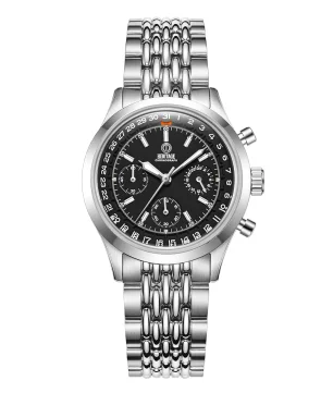 MMI Watches HERITAGE 38 CHRONOGRAPH CLASSIC BLACK MODEL: HTC-01 (ESTIMATED DELIVERY AUGUST 2026)