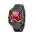 HappieWatch Black Mamba Steel Watch — Venomous Red Dial