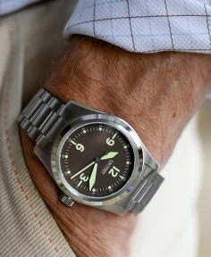 Cincinnati Watch Company P-40 A-11 Pilot Brown Automatic