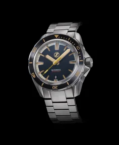 Zelos Swordfish 300m Diver ETA 2892 Black Sand