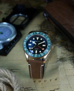 Aquatico Bronze Seafarer GMT