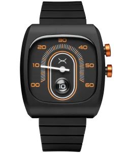 Xeric Retroscope Jump Hour Black Orange