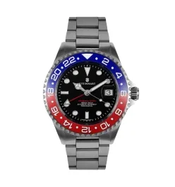 Steinhart Ocean One GMT BLUE-RED Ceramic Diver Watch