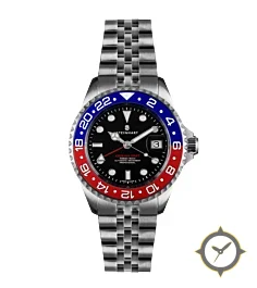 Ocean 39 GMT.2 BLUE-RED Ceramic Diver Watch