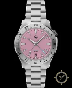 Tsao Baltimore Steel Torsk GMT 39 Pastel Series Cotton Candy Pink