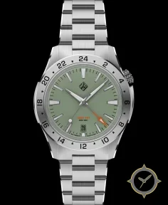 Steel Torsk GMT 39 Pastel Series Olive Green