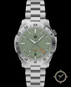 Tsao Baltimore Steel Torsk GMT 39 Pastel Series Olive Green