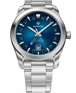 Monta Noble Voyager, Blue Dial