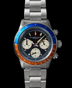 True North Collections Heritage Chrono - Red & Blue Bezel - Shane Russeck