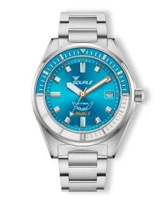 Squale Matic S Light Blue Bracelet