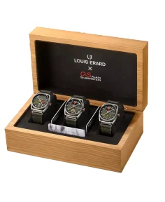 Louis Erard Le Triptyque Louis Erard x Alain Silberstein Khaki