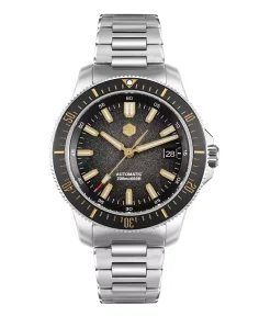 San Martin SN0118-B Stainless Steel Bracelet All Black