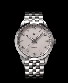 MMI Watches AWAGAMI FACTORY X MMI WATCHES: "WHITE WASHI DIAL" MODEL NL-01