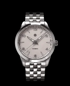 MMI Watches AWAGAMI FACTORY X MMI WATCHES: "WHITE WASHI DIAL" MODEL NL-01