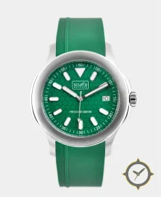 Scurfa Top Side Crew Stainless Steel Green Dial