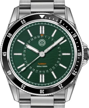 MMI Watches Turret 300M - Model: TR6-DV (OCEAN GREEN) (NH35)