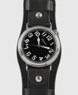 Vario 1918 Pilot Black Dial with White Lume Watch