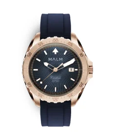 Malm Watches Catalina Blue Bronze Swiss Automatic 43 Ltd