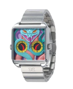Happiewatch Silver Serpent Watch