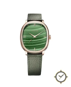 LS06 - Malachite - Rose-gold plated