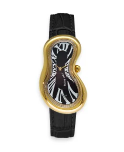 Exaequo Classic Melting Watch Stainless steel 316L Black - PVD Yellow Gold