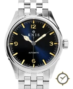 KNIS Kyoto Automatic Retro Modern Super Luminova Blue KN002-BL