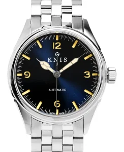 KNIS Kyoto Automatic Retro Modern Super Luminova Blue KN002-BL