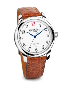 JS Watch Co. Islandus White Arabic