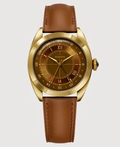 Héron Watch Co. Mirabel GMT - Brown