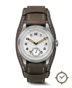 Boderry HOU H1 Vintage Field Watch Automatic White · Ivory