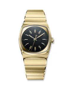 Brew Watch Co. Metric Lite Gold and Black Automatic Watch