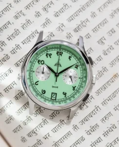 Delhi Watch Company DWC Devanagari Chronograph Mint Green