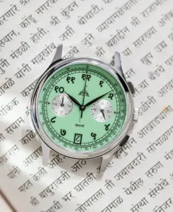 Delhi Watch Company DWC Devanagari Chronograph Mint Green