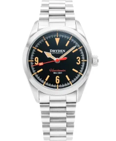 Dryden Heartlander Automatic Field Watch Black Vintage