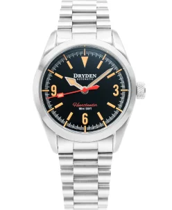 Dryden Heartlander Automatic Field Watch Black Vintage
