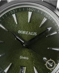 Borealis Sintra Green Sunray dial date Miyota 9015 automatic movement version B.C3
