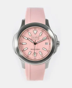 Scurfa Top Side Crew Stainless Steel Pink Dial