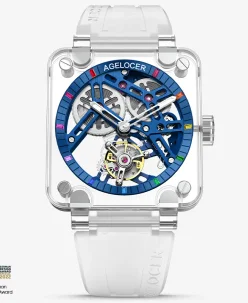 Agelocer Original Tourbillon Series Limited Edition Sapphire Mechanical Skeleton