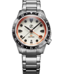 Zelos Mako 300m GMT 'Cracked Ice'